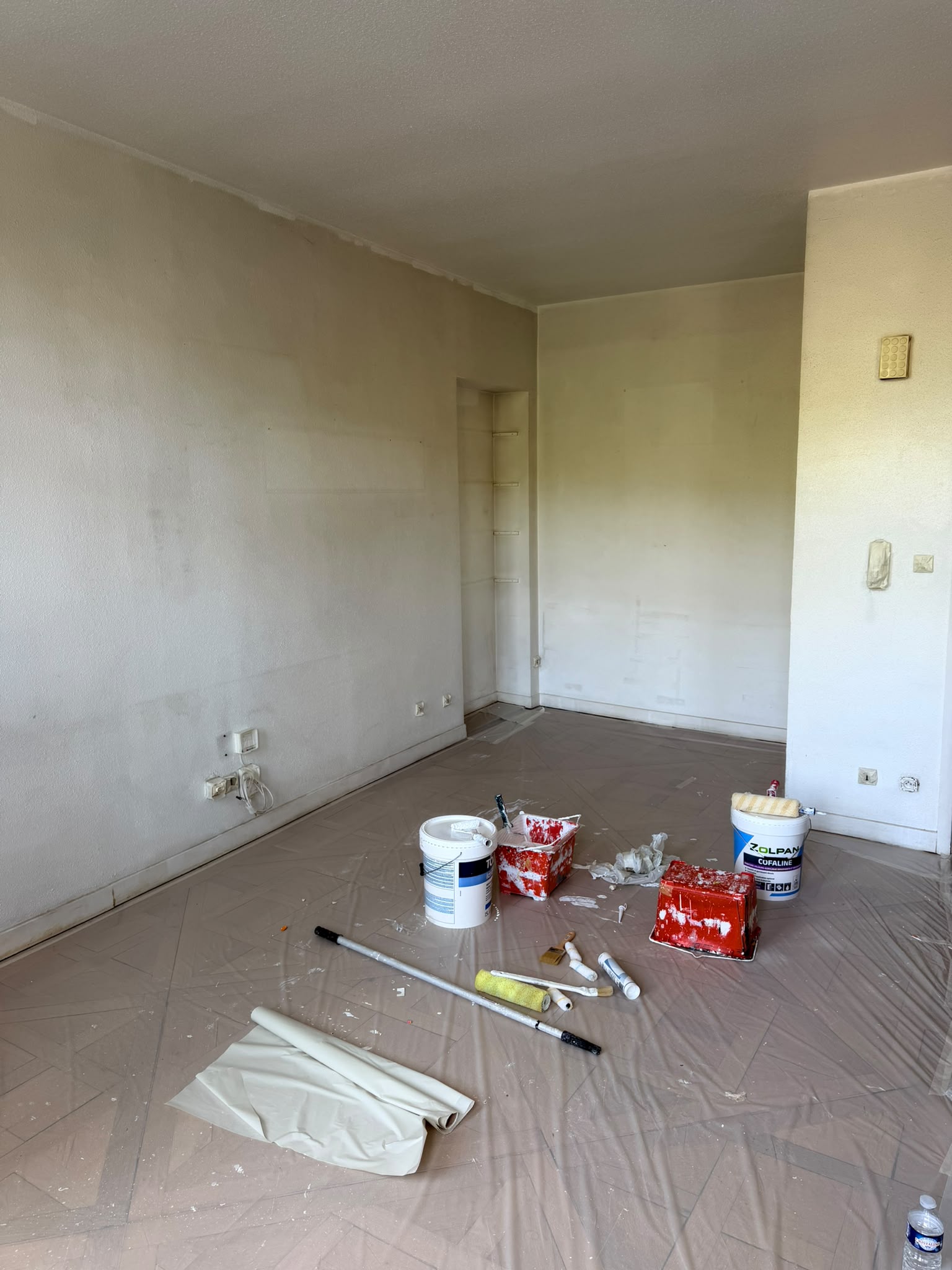 Préparation des murs avant peinture