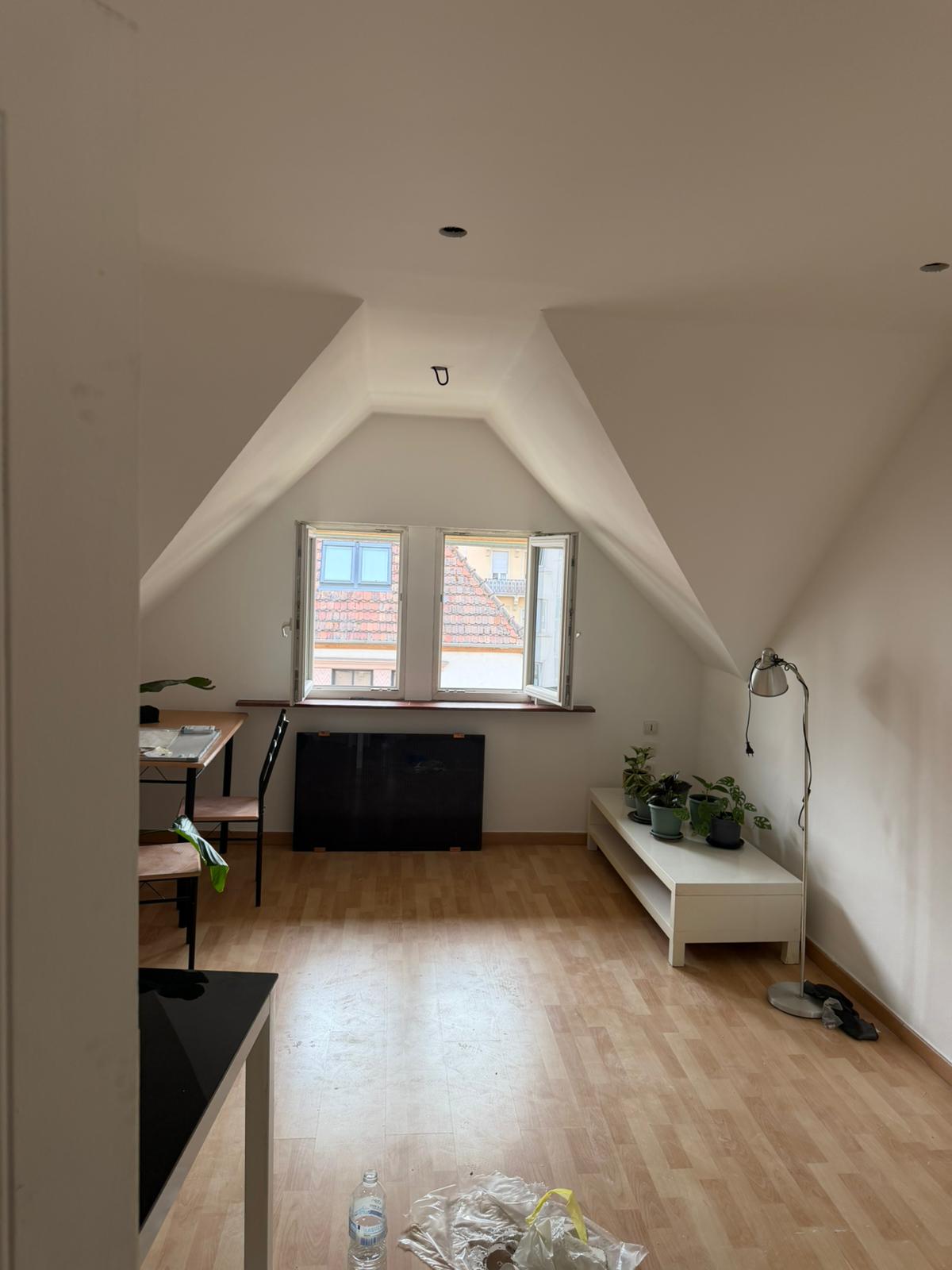 Combles en cours de rénovation par BM Peinture Déco